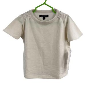 Joes Jeans Cream Short Sleeve‎ Tee 2T New